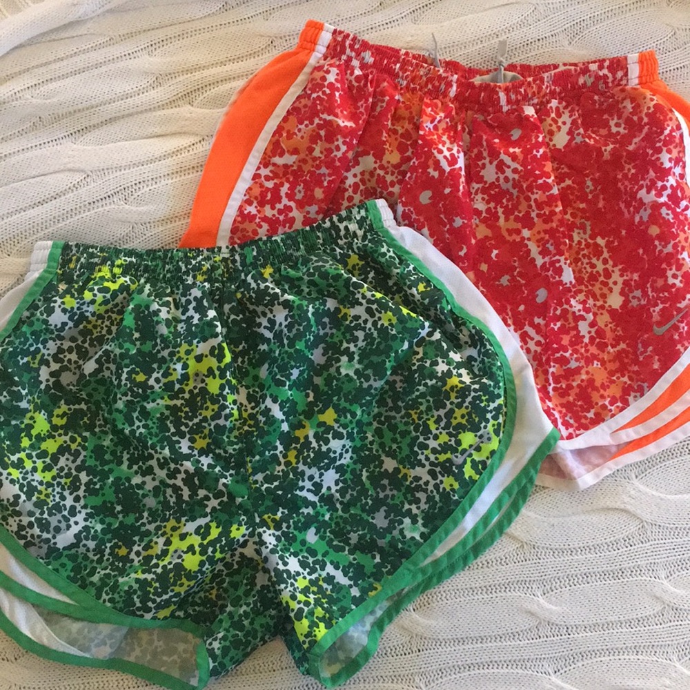 2 Nike Dri-Fit Tempo Track running shorts